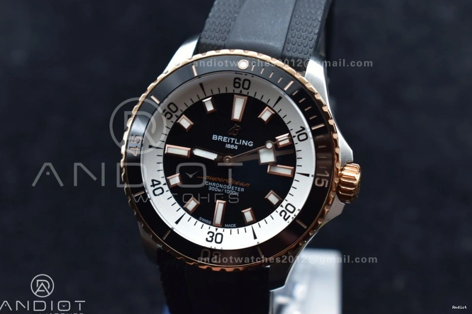 Strap RG SS 1:1 Dial A2824 Black Black 42 on BLSF Automatic Edition Rubber Best SuperOcean 1121